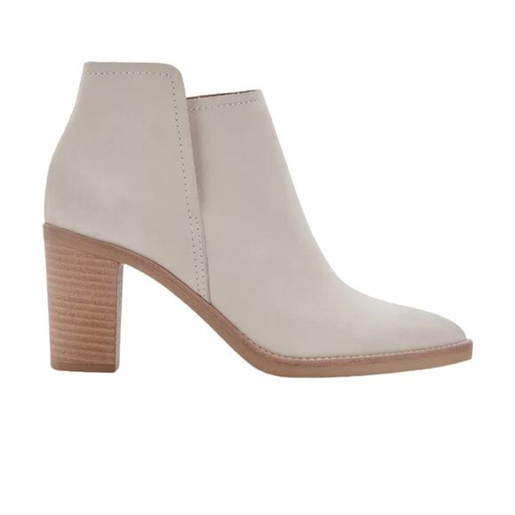 Dolce Vita Women's Spade Ivory Nubuck Leather Boot 8.5 NIB FLAW - Picture 7 of 10